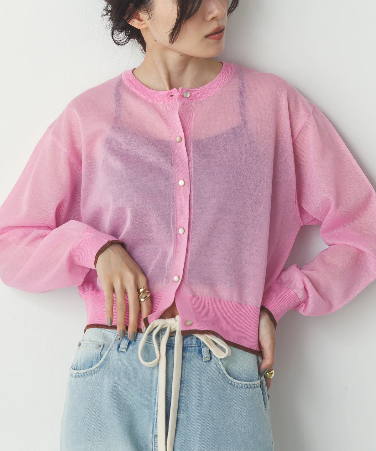 春夏透薄開襟外套