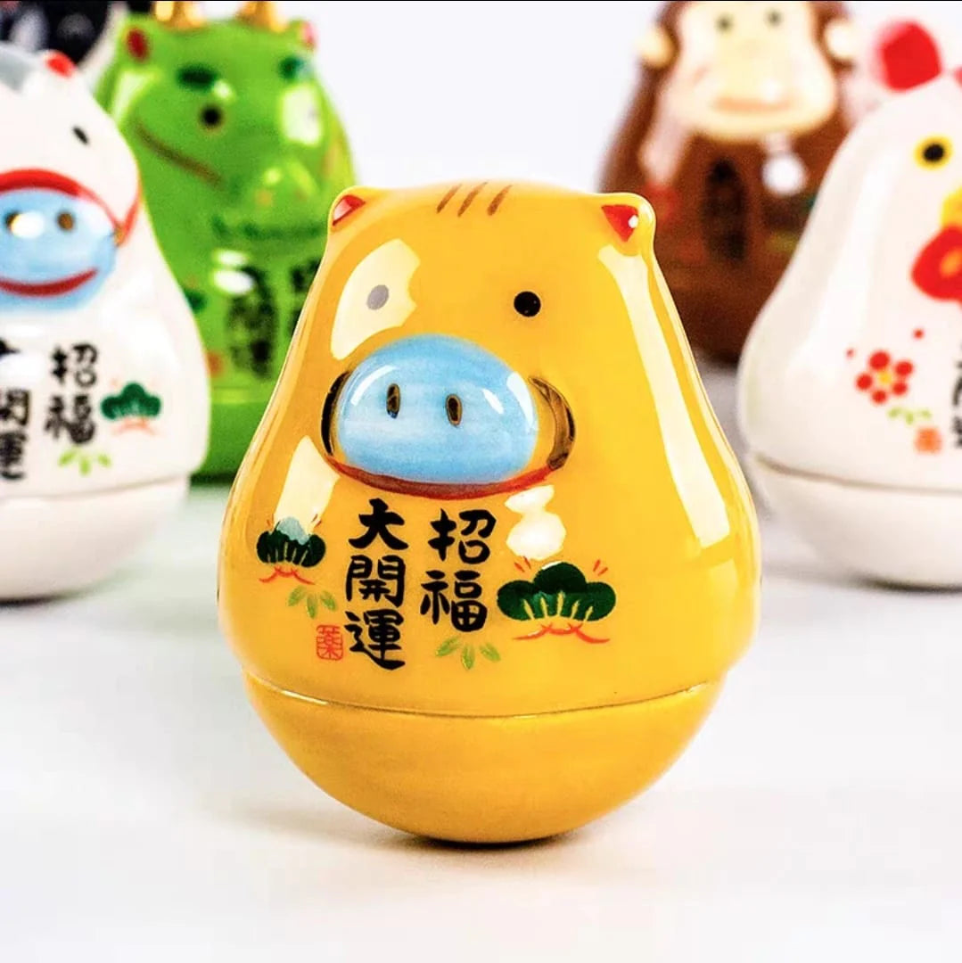 Mini tumbler of the twelve Chinese zodiac animals