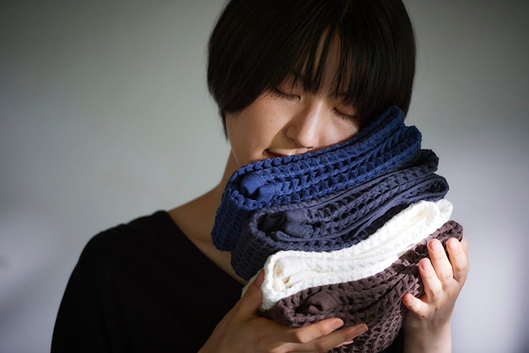 WASHI MATOU 和紙泉州毛巾 (34x35cm)