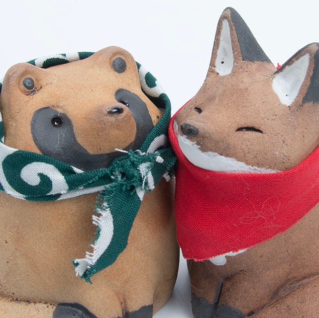 綠野子與赤井子 (狸貓與狐狸)