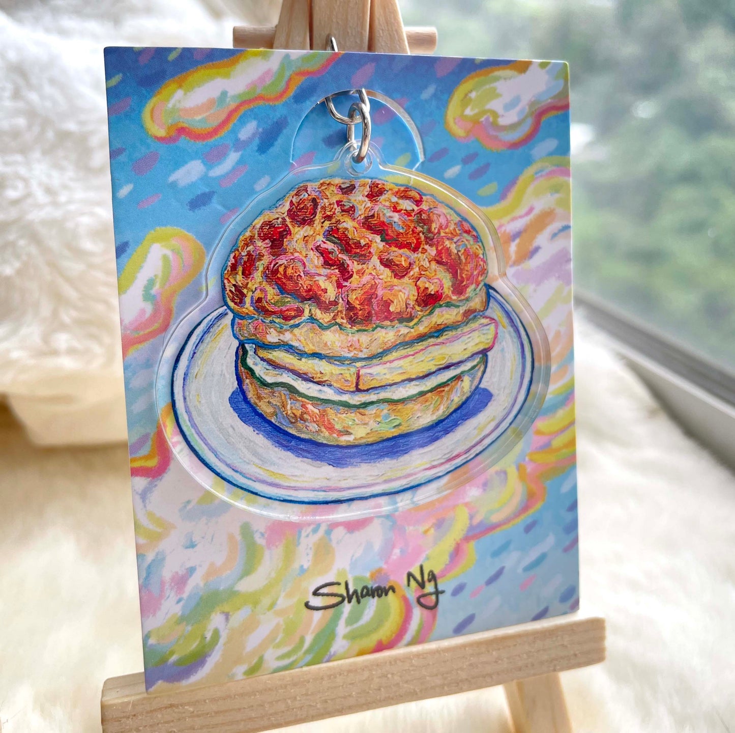 Sharonng Art 鎖匙扣(食物)