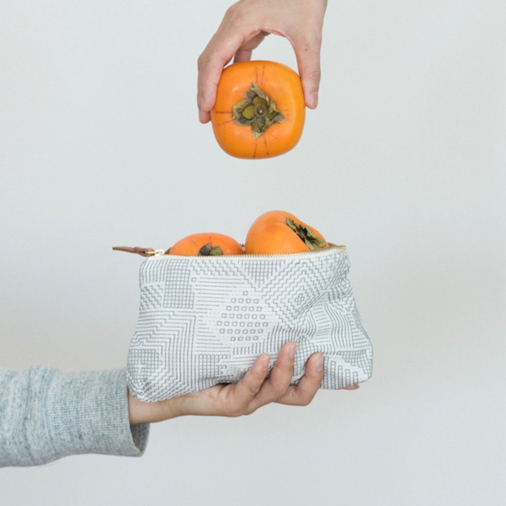 福島三和織物 刺子織小袋