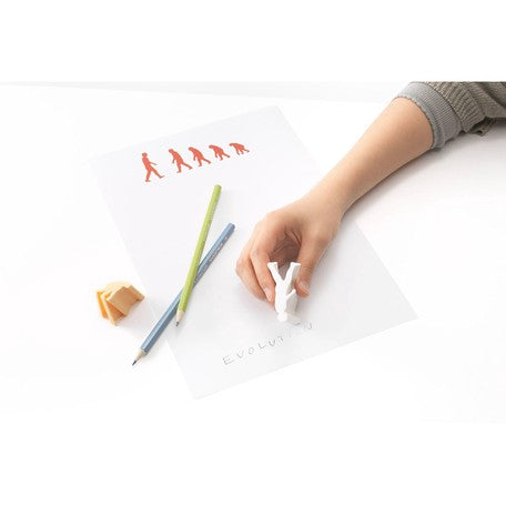 h concept 人類進化擦膠