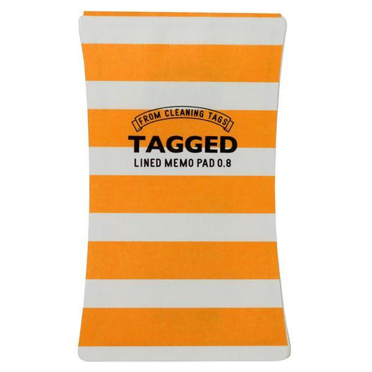 日本製 防水記事簿 | 橙間條-S