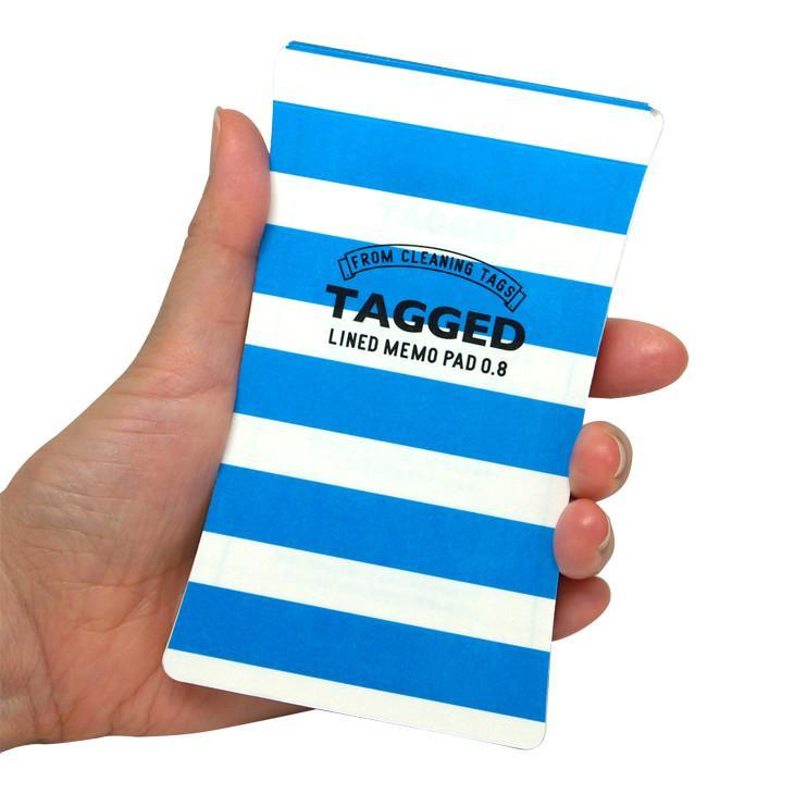 日本製 防水記事簿 | 藍間條-L