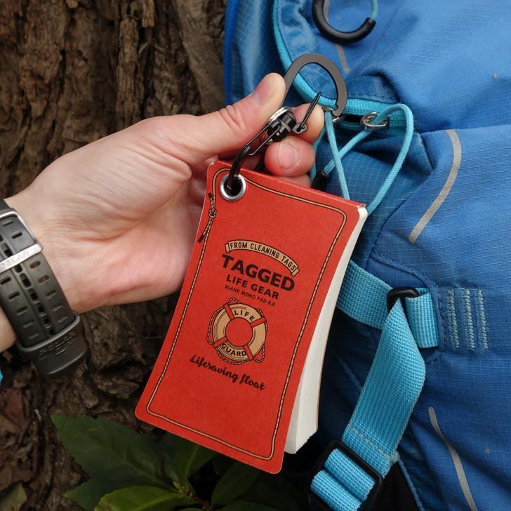 日本製 防水記事簿(帶金屬掛圈) | 水泡-L