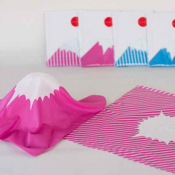 Handkerchief FUJI 富士山手帕(青富士/ 赤富士)