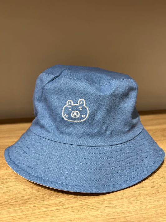 雙色漁夫帽(米藍)