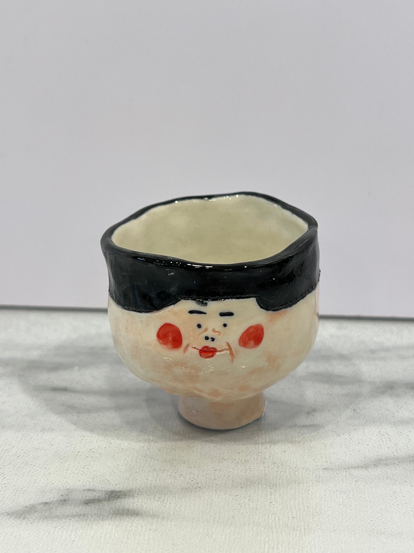 Porcelain cup-Toutou small wine glass