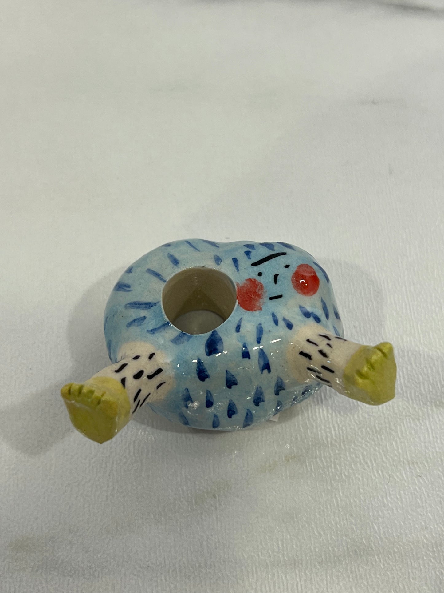 Porcelain Toothbrush Holder - Monster Type