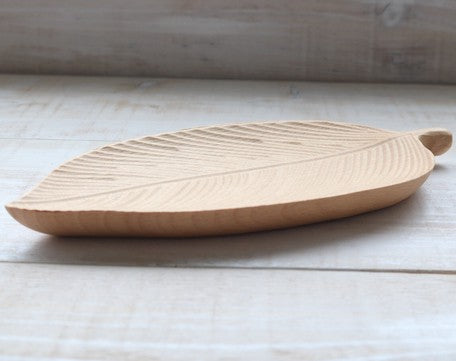 Wooden Leaf Molding Tray