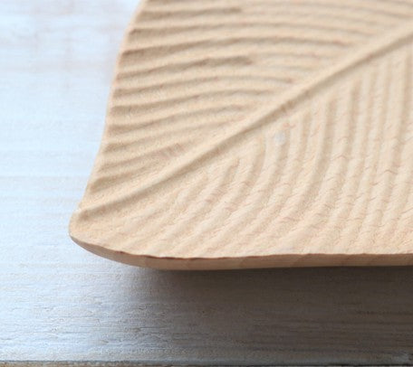 Wooden Leaf Molding Tray