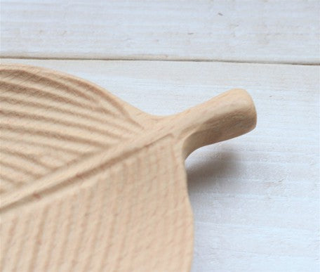 Wooden Leaf Molding Tray