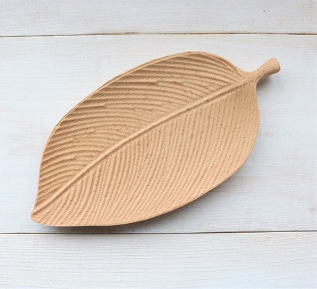 Wooden Leaf Molding Tray