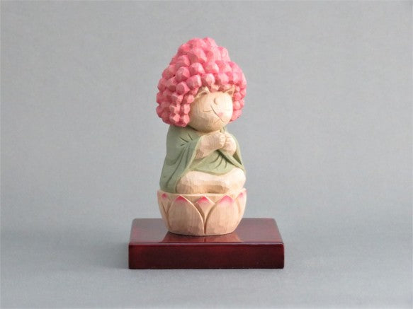 袈裟を着た五劫思惟阿弥陀猫仏