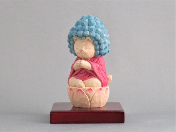 袈裟を着た五劫思惟阿弥陀猫仏