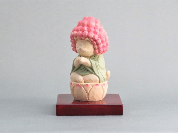 袈裟を着た五劫思惟阿弥陀猫仏