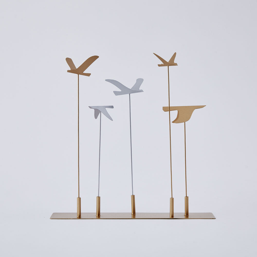錫製飛鳥擺設