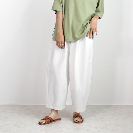 Casual loose cropped trousers