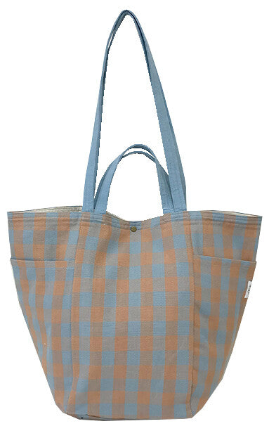 Plaid 2-Way Handle Bag