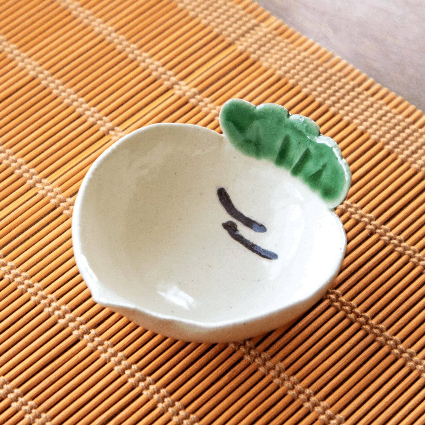 美濃燒 蔬菜造型小皿