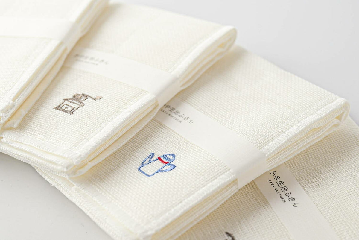 奈良紗布小刺繡手巾