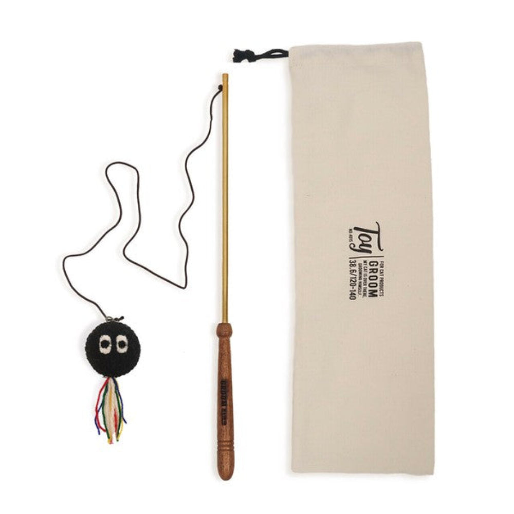 天然材質毛氈逗貓棒