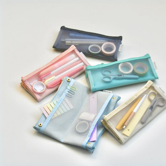 Flip Snap 纖薄網面筆袋 （Good Design Award)