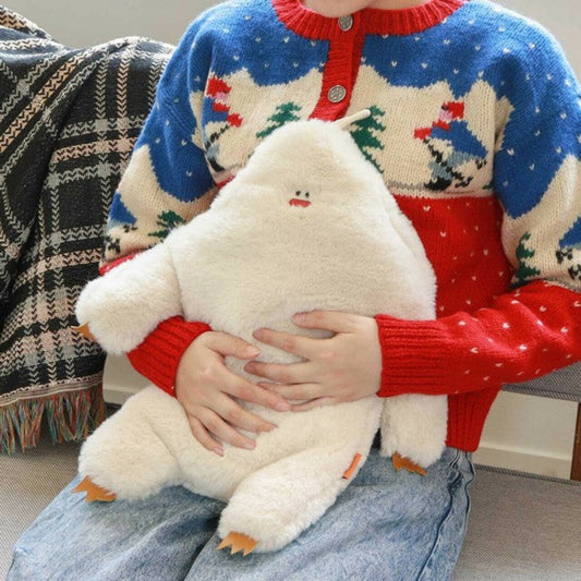 毛茸茸雪怪熱水袋套