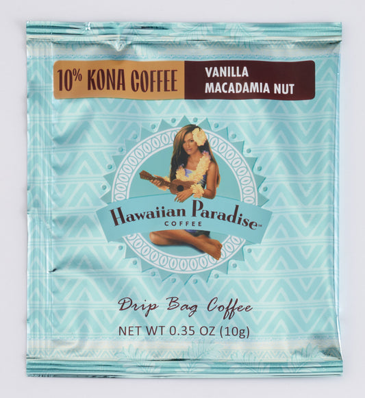 Hawaiian Paradise 10%Kona 香草夏威夷果濾掛咖啡