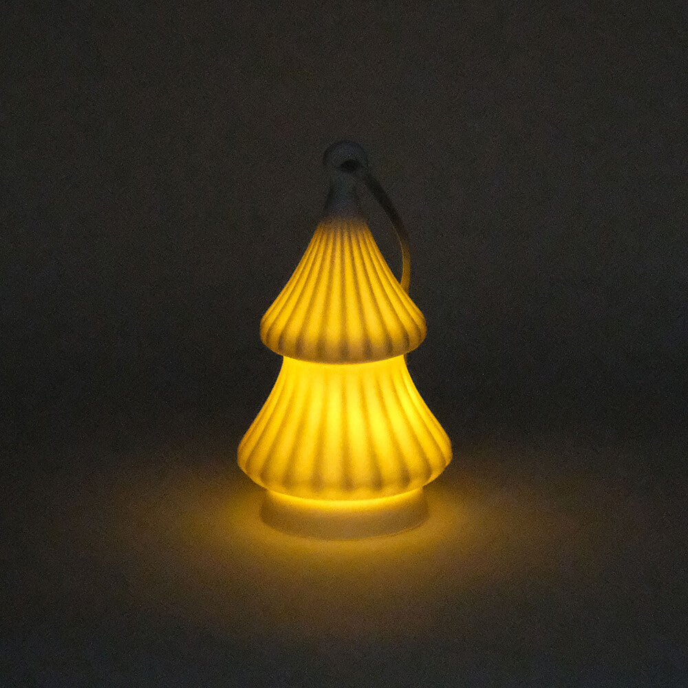 聖誕樹LED純白半瓷掛飾燈