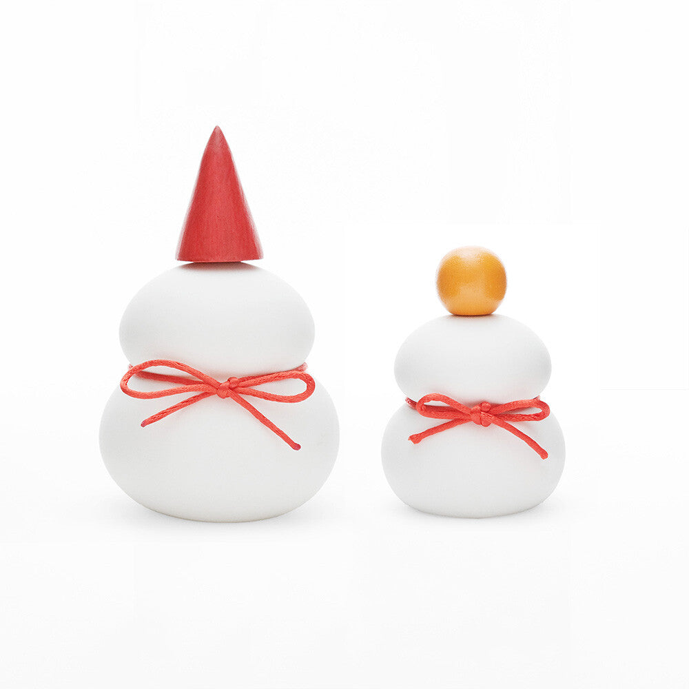 雪人LED純白半瓷裝飾燈