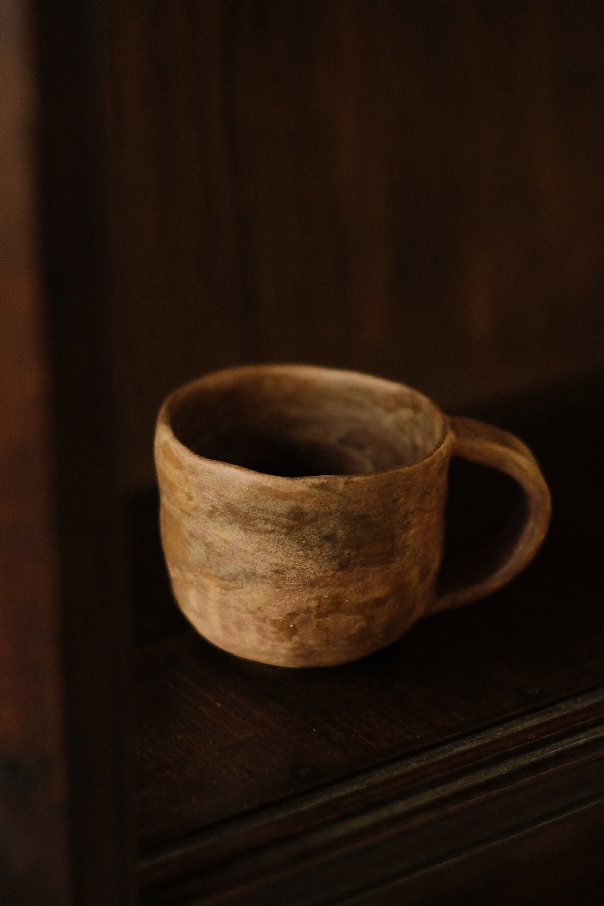 {陶器。日常} - 手捏耳仔杯