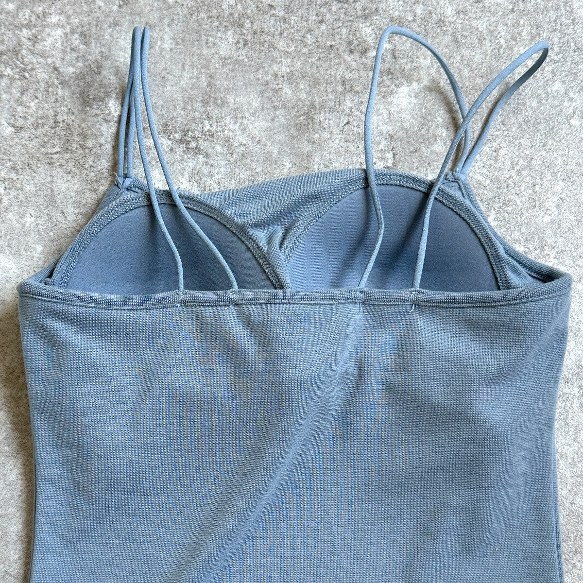 Double strap camisole with padded chest