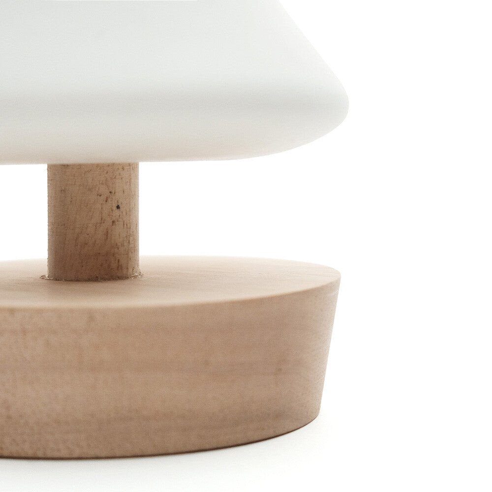 木底座聖誕樹LED純白半瓷裝飾燈