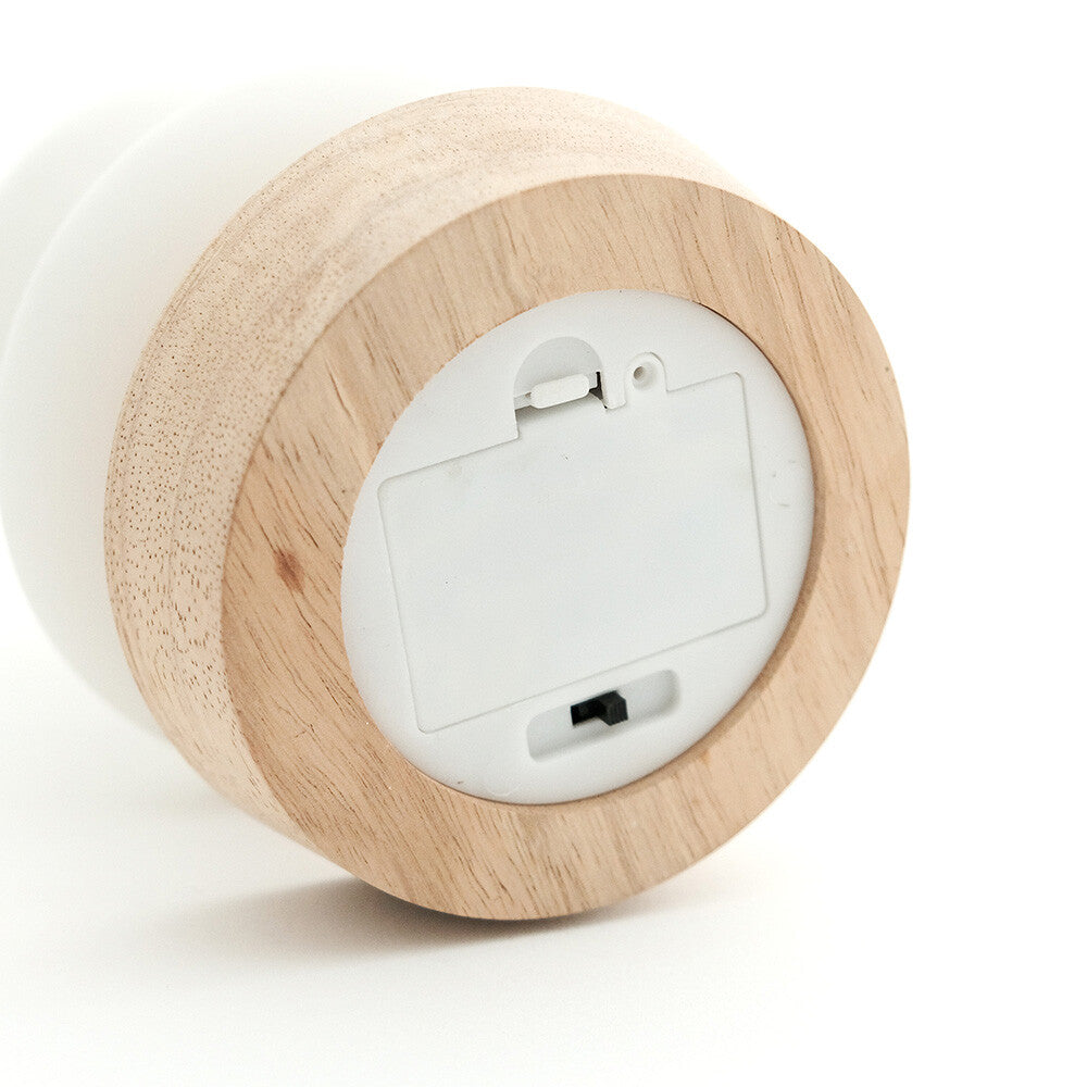 木底座聖誕樹LED純白半瓷裝飾燈