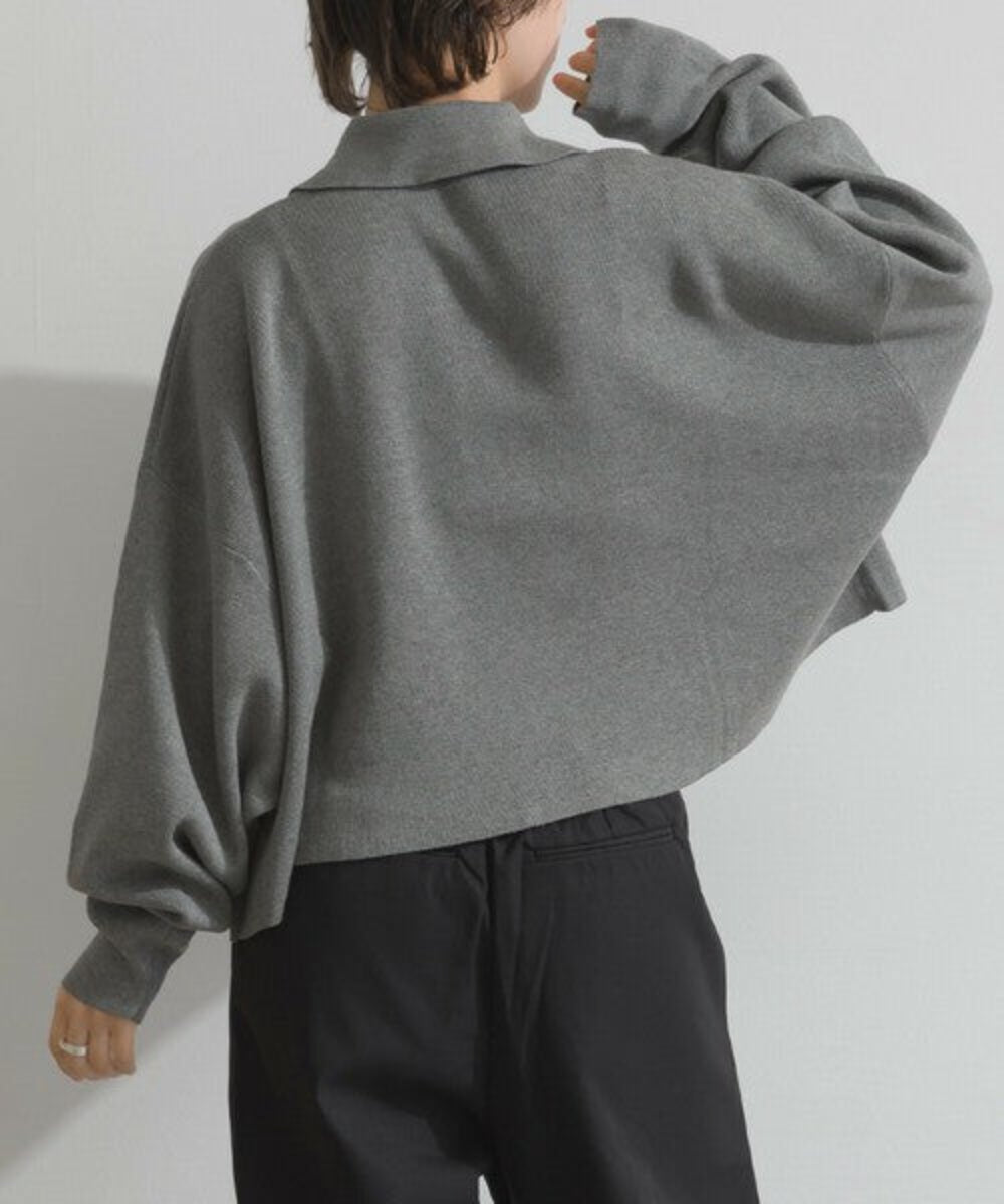 全針編織Polo領針織上衣