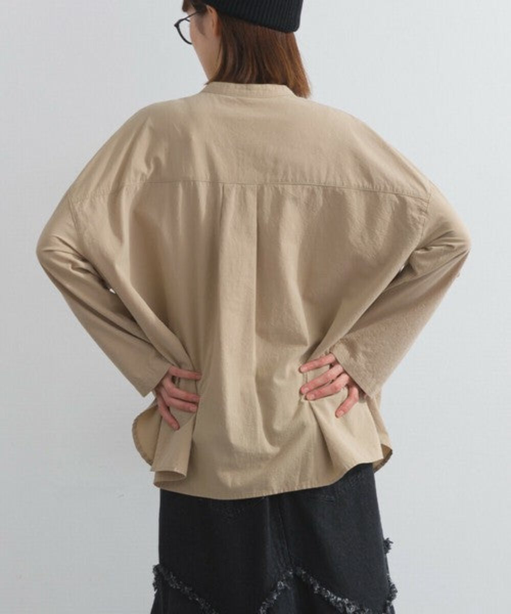 中式領純棉襯衫