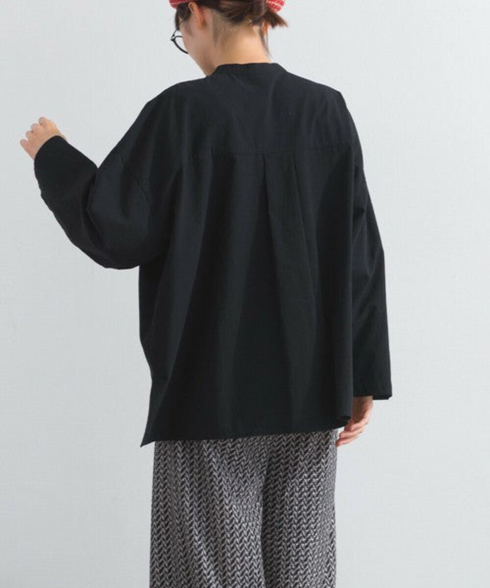 中式領純棉襯衫