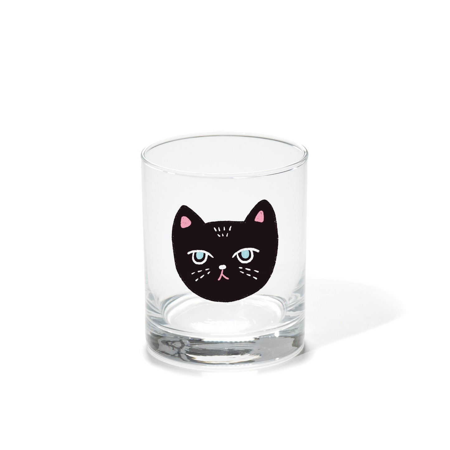 貓咪圖案玻璃杯