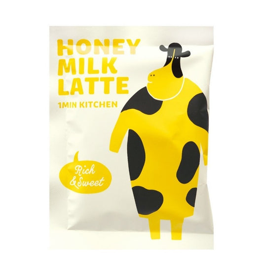 Japanese instant honey milk latte