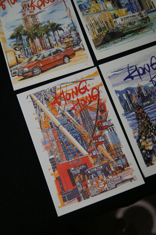 AIA Ferris Wheel Postcard (AIA富豪雪糕）