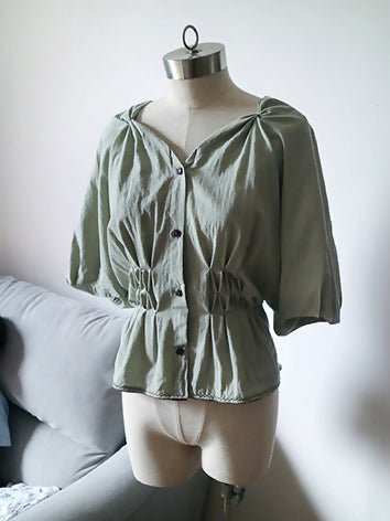 Lichen Green Blouse