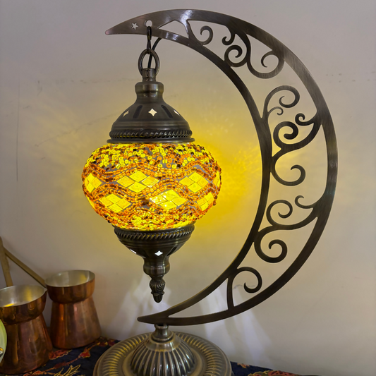 Turkish Handmade Moon Lamp (HK plug)
