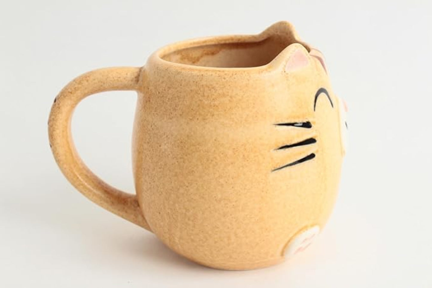 微笑貓咪圓身馬克杯