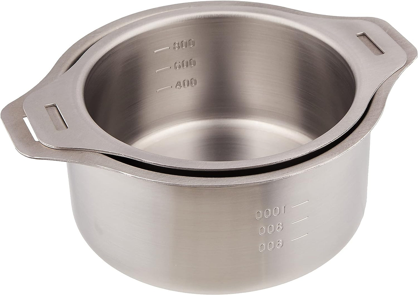 Yan Sanjo detachable handle 2-piece stainless steel cooking pot set