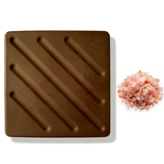 50g 80% Organic Raw Chocolate With Raw Himalayan Pink Salt Tablet