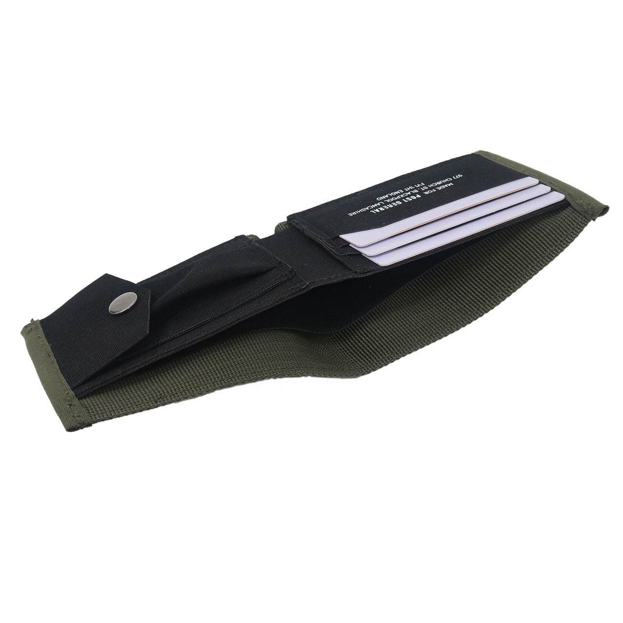 織帶布雙折皮夾錢包