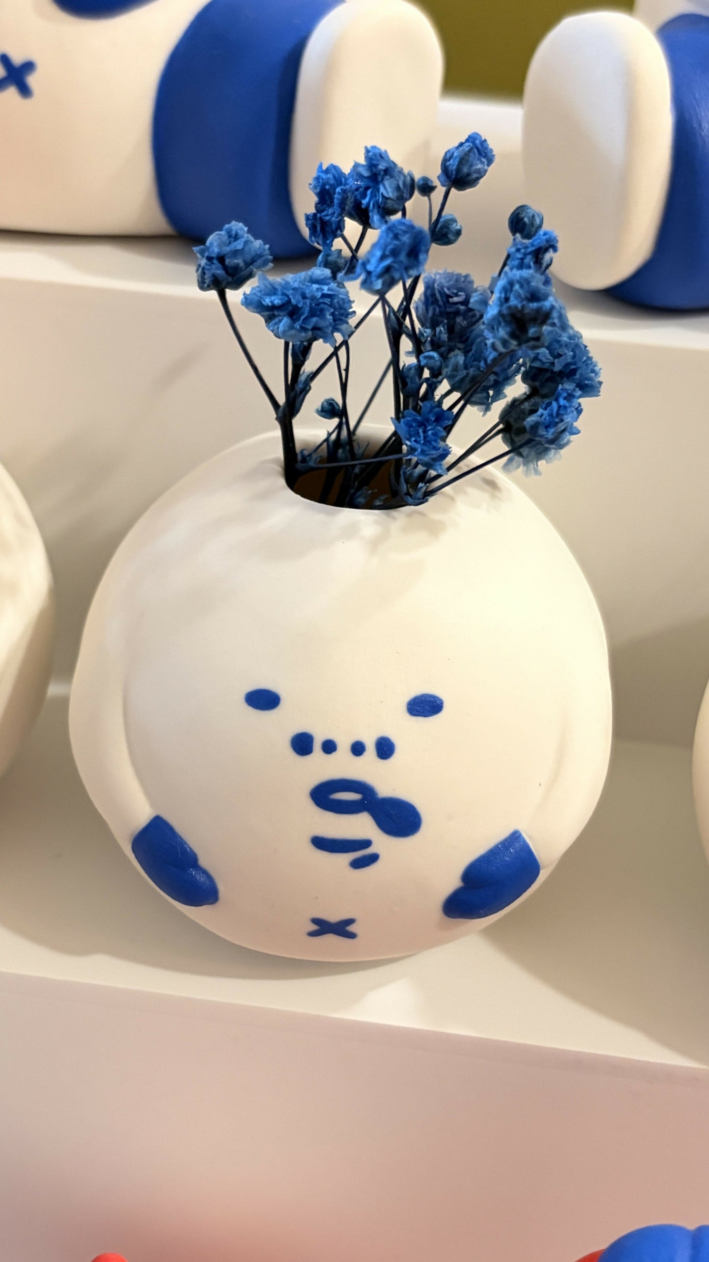 花器-圓滾滾 藍
