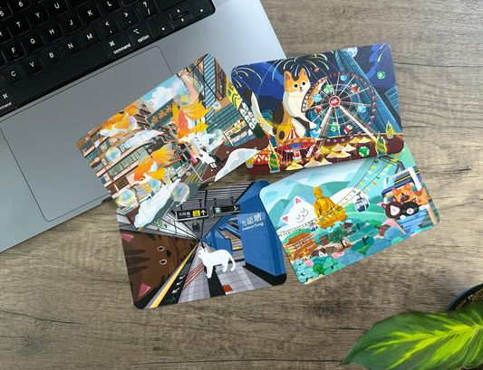 【貓遊街角】 明信片